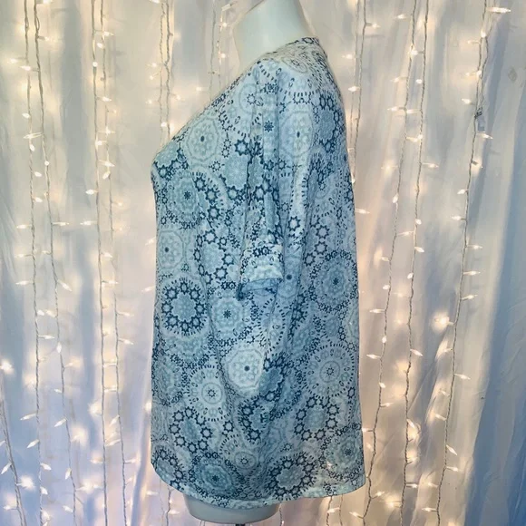 TORRID ⭐️ Geo Print Open Front Cardigan Top - Picture 9 of 12